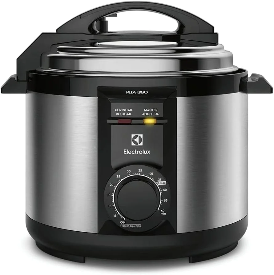 Philco Panela de Pressão Digital Retrô Inox 6L