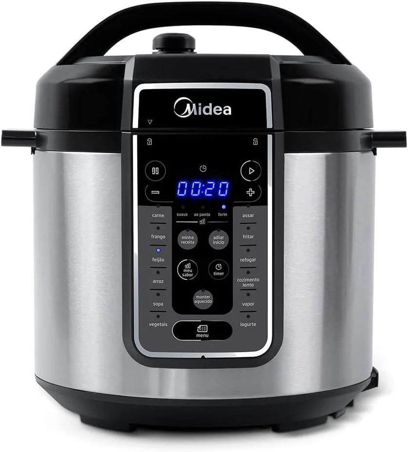 Midea Liva Panela de Pressão Elétrica Digital 6L