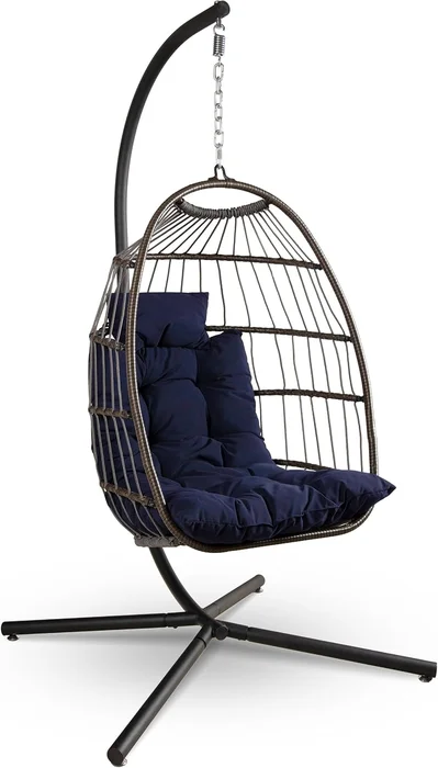 Serenelife Egg Chair com Suporte de Chão