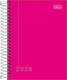 Tilibra Agenda 2026 Diária Rosa