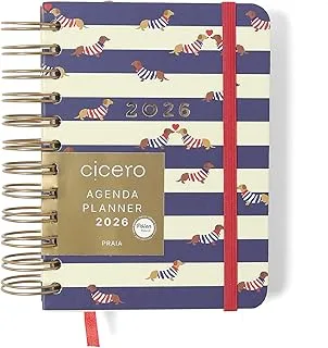 Agenda Planner Wire-O 2026 Praia