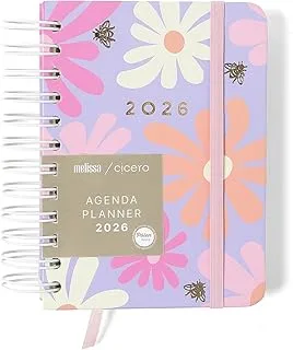 Agenda Planner Wire-O 2026 Melissa