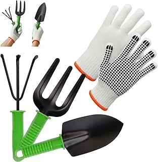 Kit Jardinagem 4 Peças com Luva