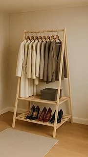 Arara de Madeira Pinus Dobrável