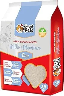 Great Pets Areia Milho e Mandioca
