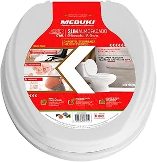 Tampa Assento Oval Almofadado Elevado