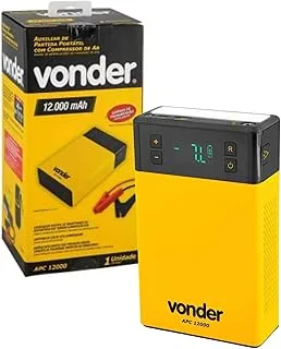 Auxiliar De Partida Portátil Com Compressor De Apc 12000 Vonder