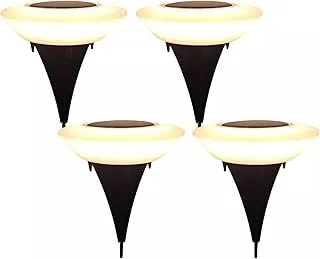 Kit 4 Balizador Solar Espeto De Jardim