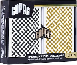 Copag Class Modern Preto e Dourado