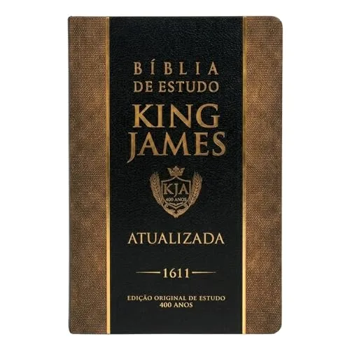 bíblia de estudo king james 1611 | kja 400 anos | full collor | capa dura