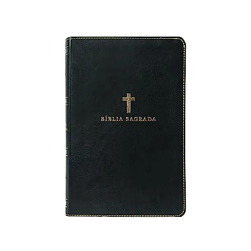 Bíblia ACF, Letra grande, Fonte Leitura Perfeita, Capa luxo Preta