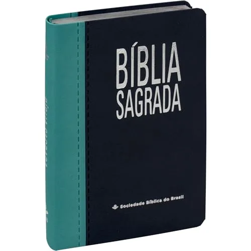 Bíblia Sagrada NAA, Letra Grande, Capa Couro Sintético Azul: Nova Almeida Atualizada (NAA)