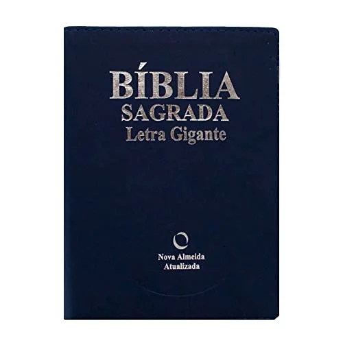 Bíblia Sagrada Letra Gigante NAA Azul Com Índice