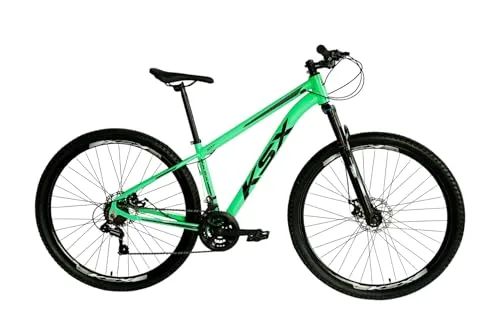 BICICLETA ARO 29 ALUMÍNIO 21V FREIO A DISCO SUSPENSÃO KSX MTB BIKE, 19)