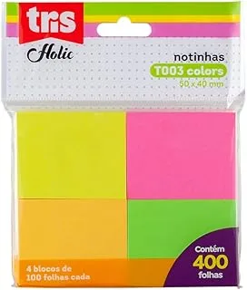 Tris Nota Autoadesiva Multicor