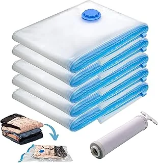 Kit 5 Sacos Vac Bag com Bomba