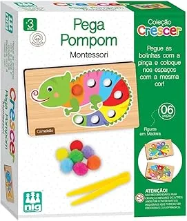 Jogo Educativo Pega Pompom Nig