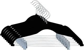 Kit 10 Cabides Veludo com Presilha