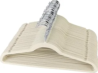 Kit 50 Cabides de Veludo Cinza