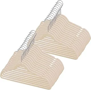 kit 50 cabides de veludo ultrafinos