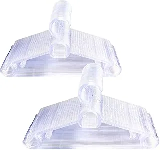 Kit 30 Cabides de Acrílico Transparente