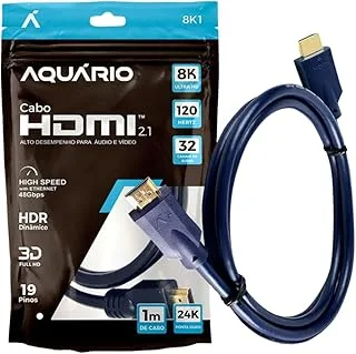 Cabo HDMI 2.1 Curto 1 Metro