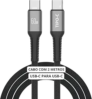 Cabo USB-C Turbo 60W Genérico