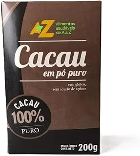 AZ Alimentos Cacau em Pó 100% Puro