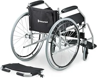 Cadeira De Rodas Dobrável Suporta 120Kg