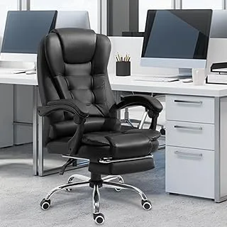 Cadeira Presidente Com Apoio Para Pés