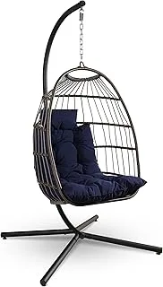 Serenelife Egg Chair com Suporte