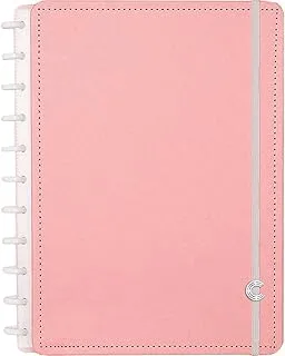 Caderno Inteligente Grande Rosê Pastel