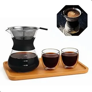 Conjunto Café com Bandeja Bambu