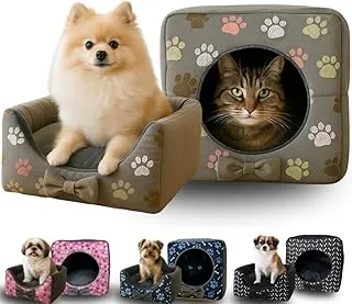 Cama Toca Iglu Suede Cinza