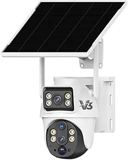 Câmera Solar 4G Lente Dupla