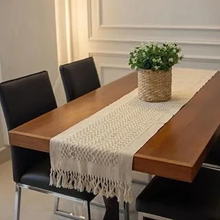Caminho de Mesa Decorativo Macramê