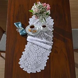 Caminho de Mesa Dogwood Branco