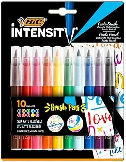 Bic Intensity Brush Pens 10 Cores
