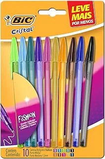 Bic Cristal Fashion 10 Cores