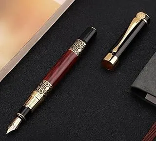 Caneta Tinteiro Luxo Dourada