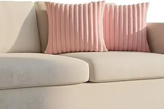 Kit 2 Capas Decorativas Em Pelúcia Rosa