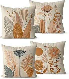 Kit 4 Capas Floral Minimalista