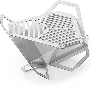 Mini Churrasqueira Inox Camping