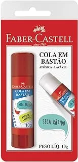 Cola em Bastão Faber-Castell Vermelha