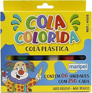 Cola Colorida Maripel 6 Cores