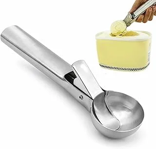 Colher Para Sorvete Com Ejetor Inox