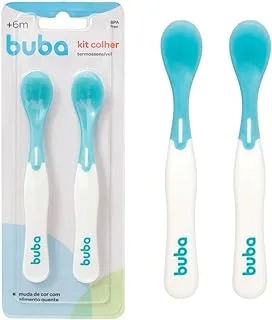 buba kit colheres termossensível azul