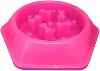 Comedouro Educativo Rosa Neon