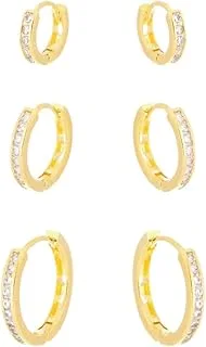 Estilus Ouro Kit 3 Pares Zircônia