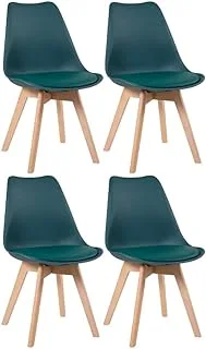 Loft7 Kit 4 Cadeiras Leda Estofadas